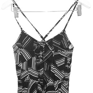 Black criss cross back spaghetti strap sundress